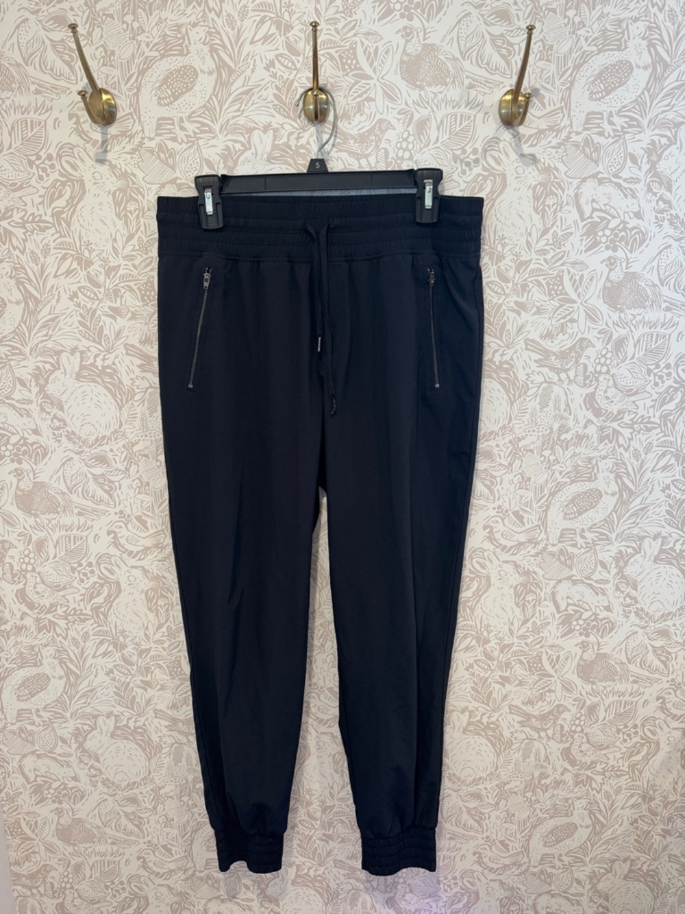 Danskin Black Zip-Pocket Jogger Pants